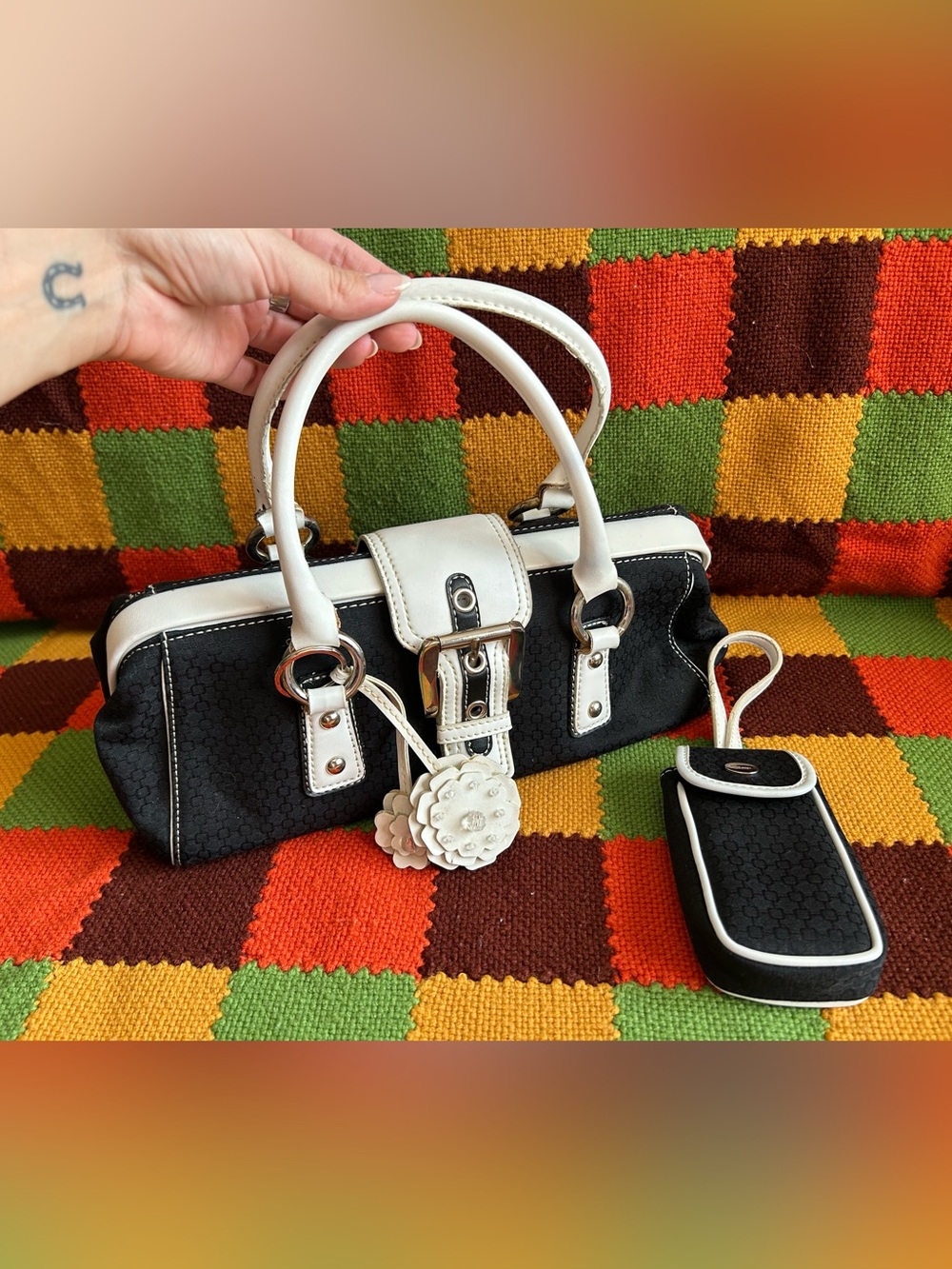 Vintage Y2K Nine West Handbag with phone pouch